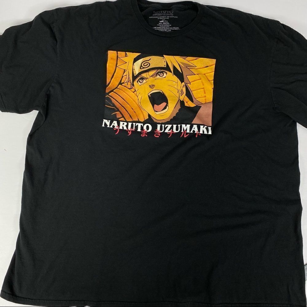 Naruto Uzumaki Anime Ninja Graphic Tee 3XL